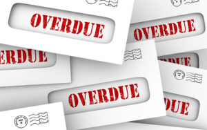 Overdue Bills Pile Envelopes Late Payment | hoa myths
