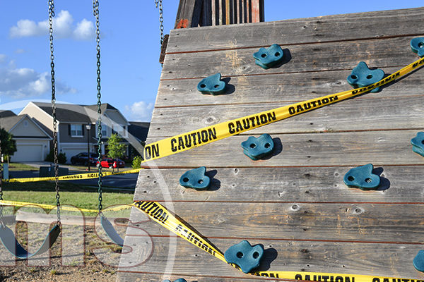 Closed children's playground from Covid-19 | coronavirus and HOA