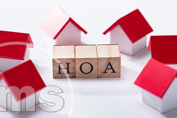 What Are The Most Essential Types Of HOA Insurance Coverage Homeowner Association Wooden Block Surrounded With House Models |